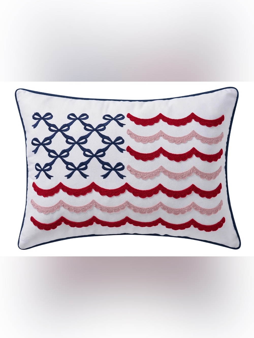 My Texas House Bow Flag Pillow